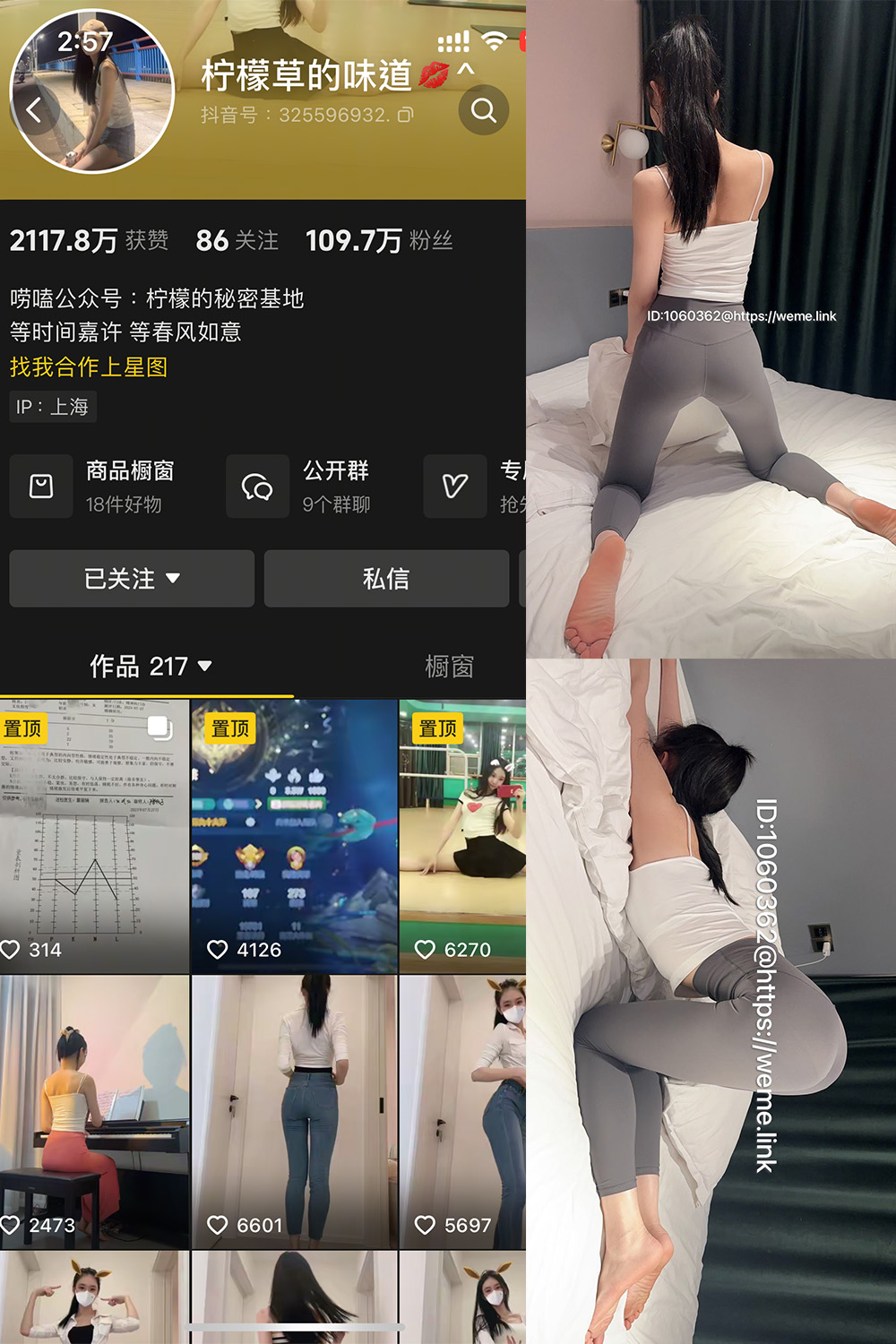 抖音 柠檬草的味道 微密圈照片资源  NO.002 【85P2V】 抖音 柠檬草的味道 微密圈照片资源  NO.002 【85P2V】