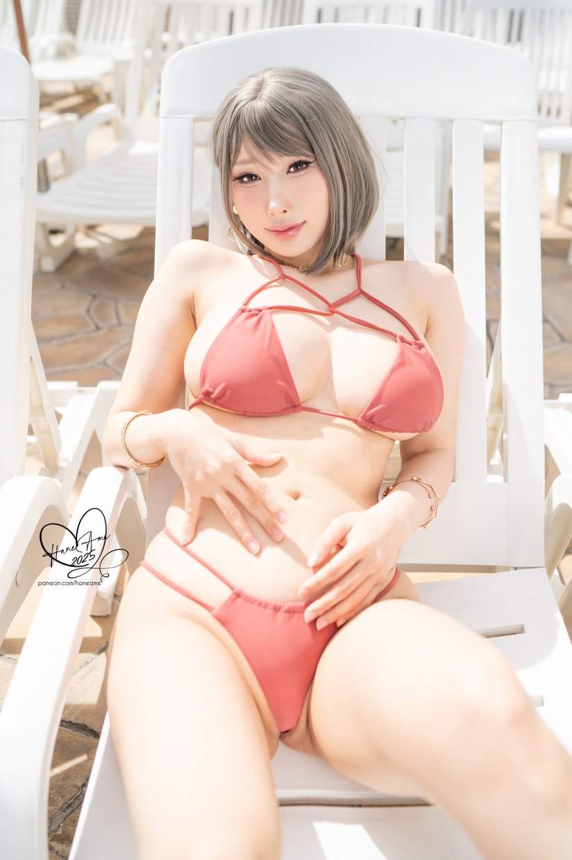 雨波HaneAme – Original_Tangerine Heat swimsuit_橘爆夏日！泳裝收藏版