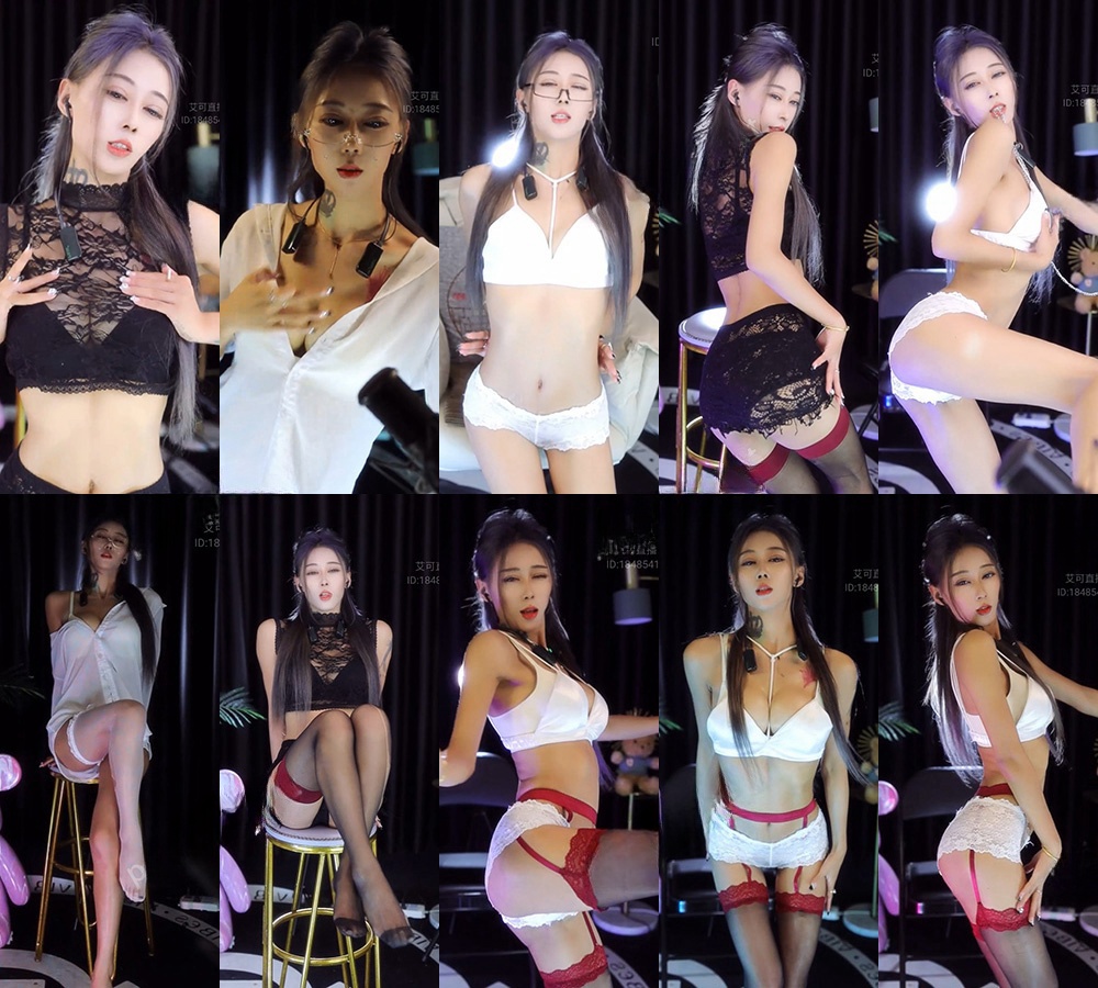 网易CC 时光直播艾可活跳舞蕾丝微透-深夜必看