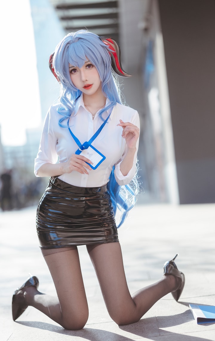 仙女月 原神 甘雨cos图片欣赏