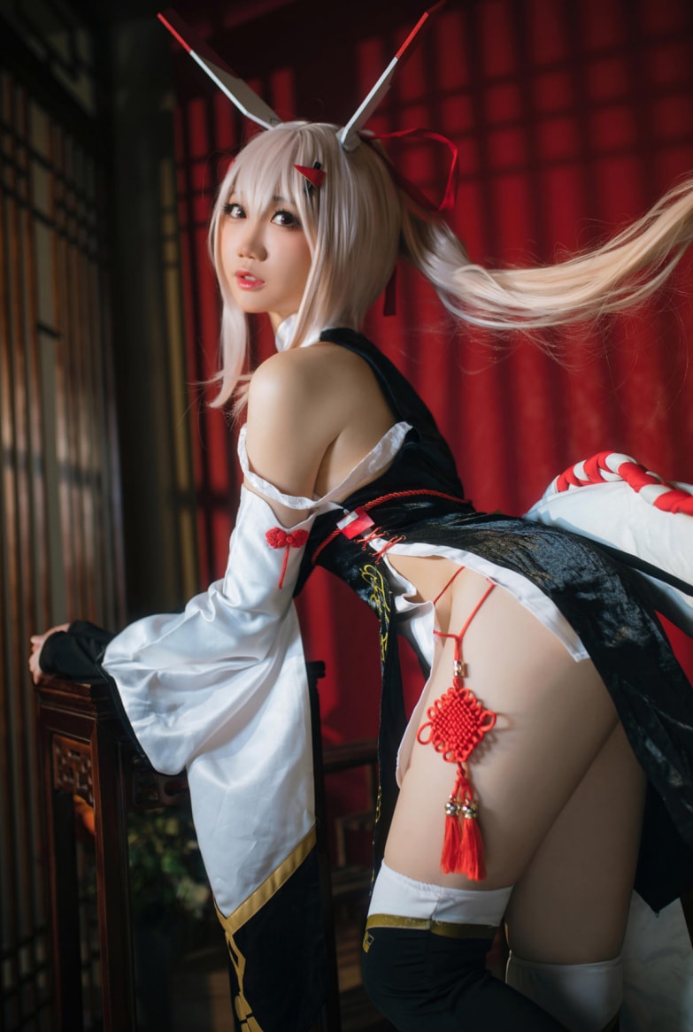 焖焖碳 碧蓝航线-绫波旗袍·新岁之鬼神图片下载