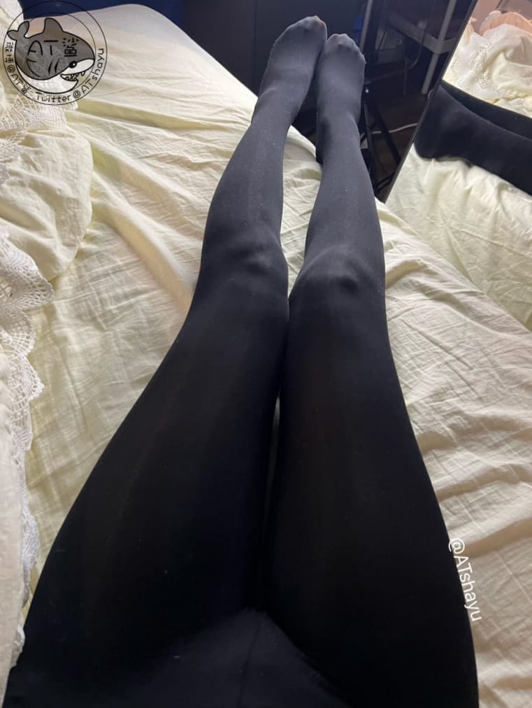 AT鲨 – 原相机质感黑裤袜收藏起来吧