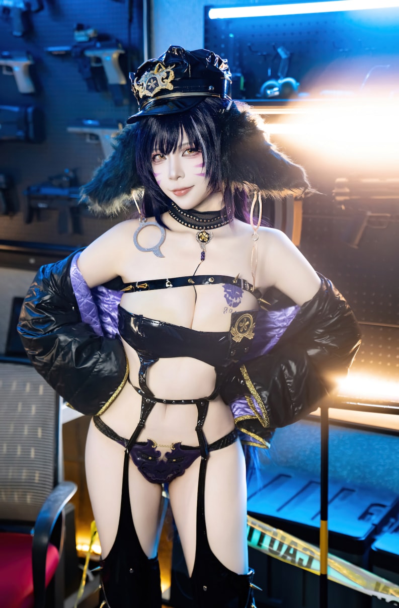 二佐Nisa – 碧蓝航线 武藏 女警美丽的图片欣赏