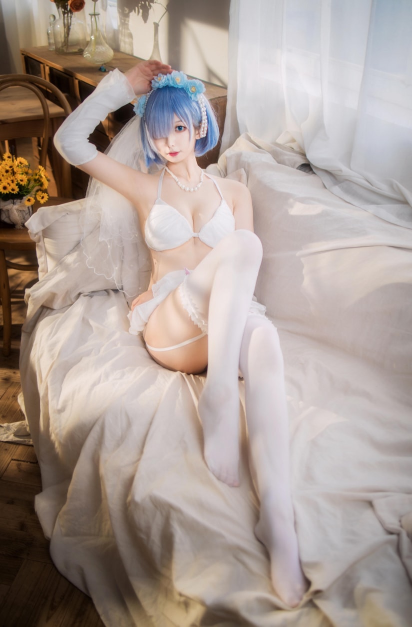 封疆疆v 蕾姆花嫁图片作品欣赏