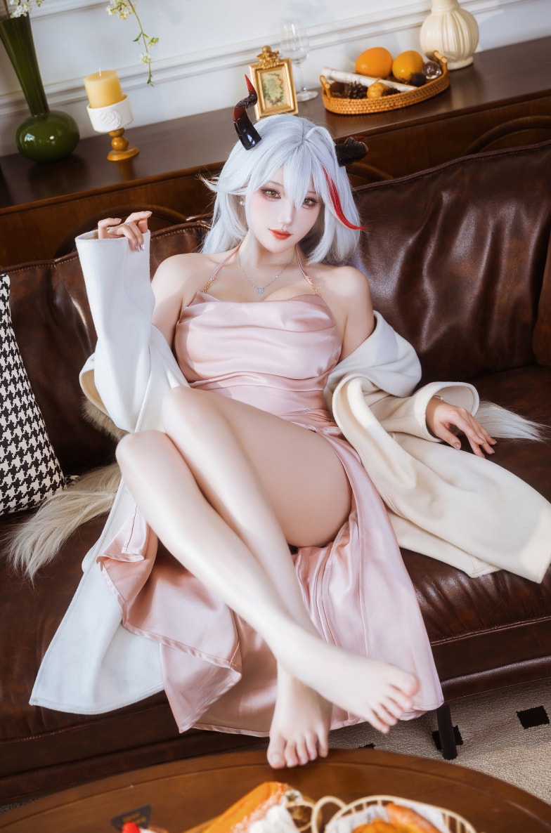 瓜希酱 碧蓝航线-埃吉尔睡衣新版作品