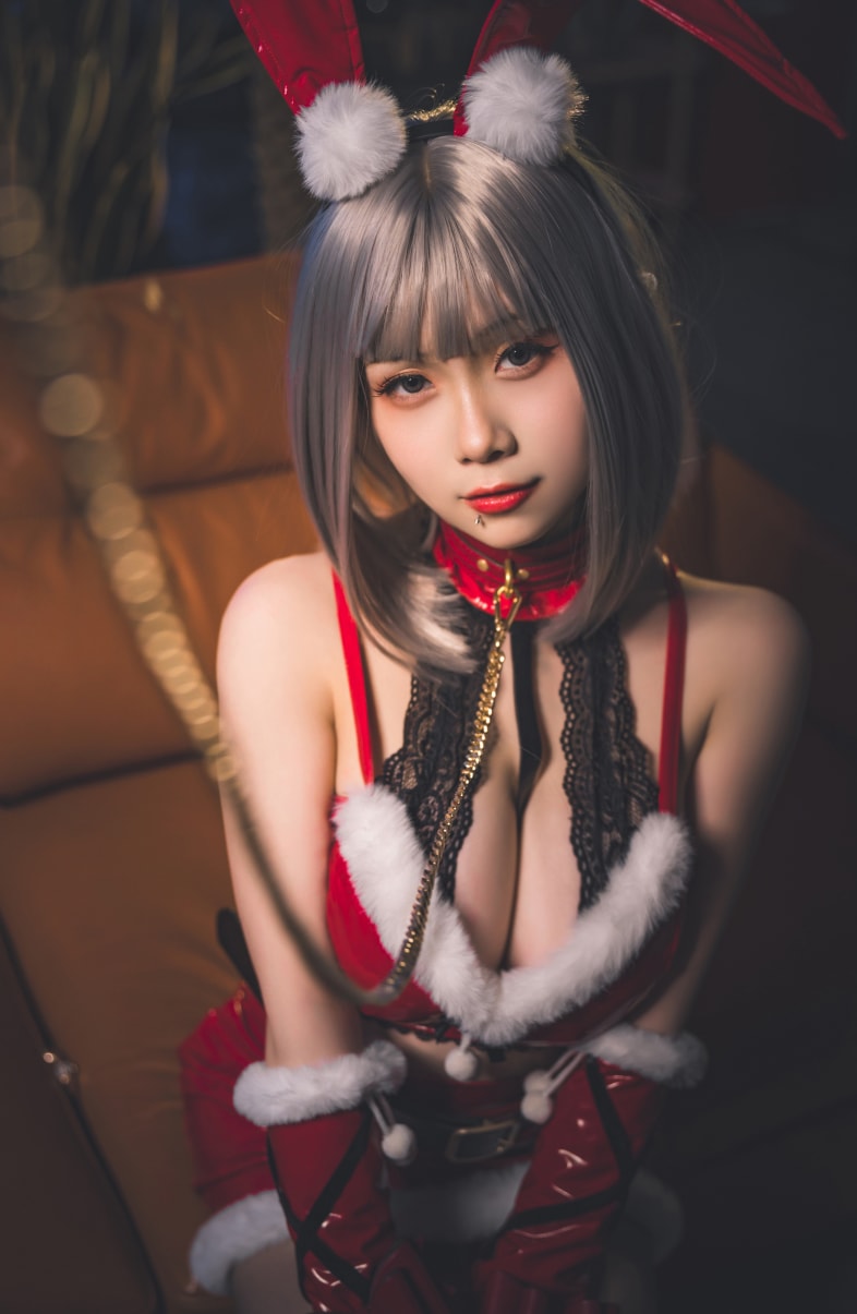 末夜787 – &柒柒要乖哦-双人圣诞礼物图片作品欣赏