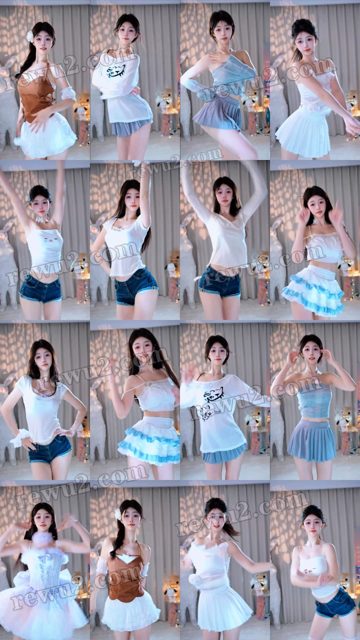 抖音主播 小初 跳舞精选（17V1.24G）-热舞 主播