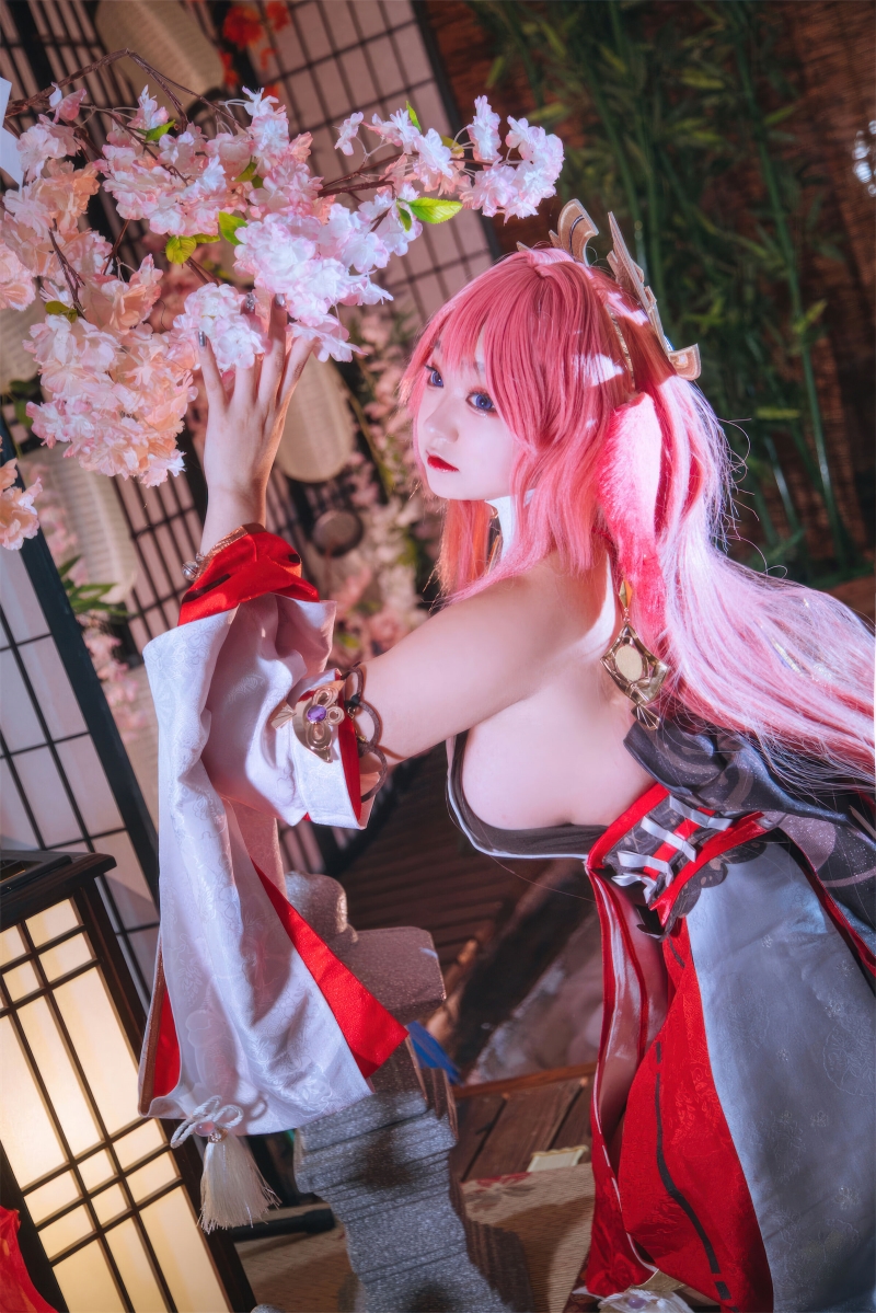 颜值博主 恩田直幸 原神 八重神子- 颜值博主 恩田直幸 原神 八重神子-