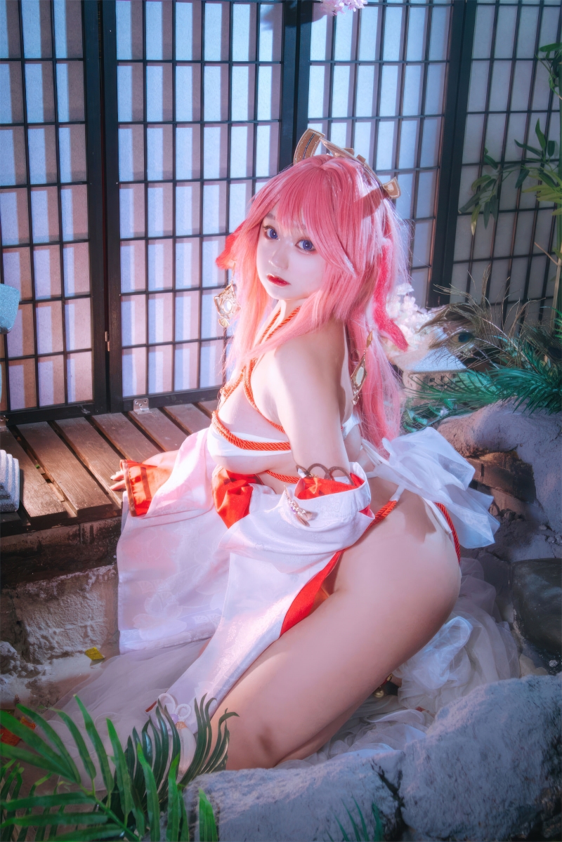 颜值博主 恩田直幸 原神 八重神子- 颜值博主 恩田直幸 原神 八重神子-