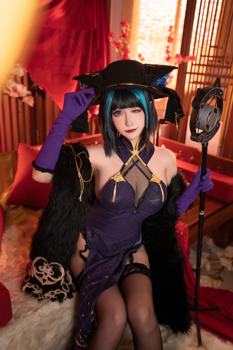 Momoko葵葵 碧蓝航线柴郡 音乐绚烂CaitSith [16P-22MB]